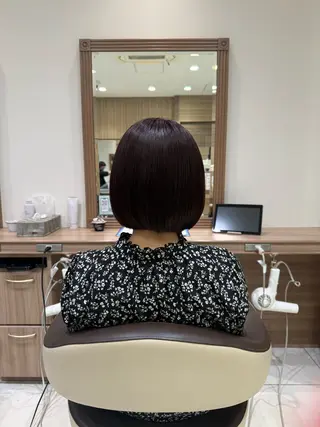 ミディアム カラー 山内 星愛🫧のヘアスタイル