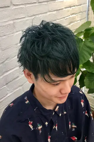 ショート カラー メンズ ショートヘア相談所✨ 澤里大のヘアスタイル