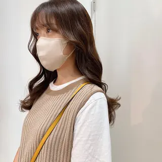 ロング カラー ヘアアレンジ ブリーチなしカラー/ 髪質改善/寺門束のヘアスタイル