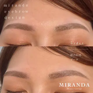 マツエク・マツパ アイブロウ MIRANDA beautyのマツエク・マツパデザイン