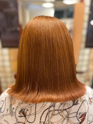 ミディアム へんみ みかのヘアスタイル