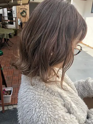 ミディアム カラー 🌷nanase🌷 gally hairのヘアスタイル