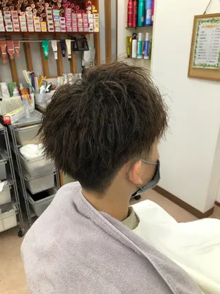 パーマ 片桐 航太のヘアスタイル