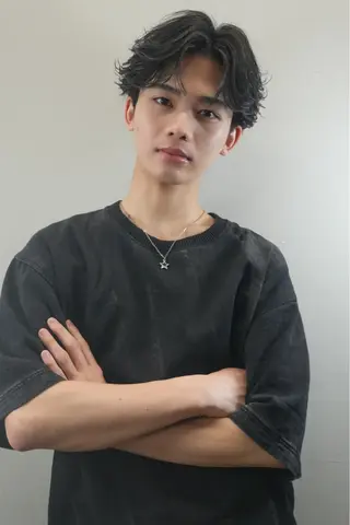 メンズ 岩佐 柚太のヘアスタイル