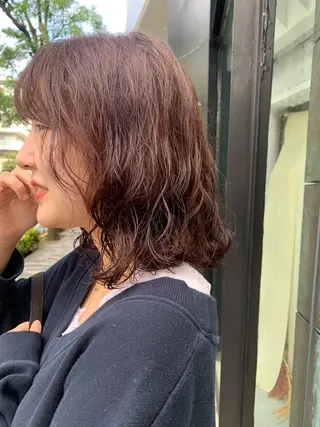 ショート パーマ Shibata Mizukiのヘアスタイル