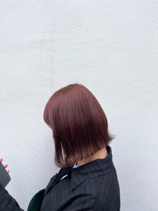 カラー 縮毛矯正／艶カラー アオキタイキのヘアスタイル