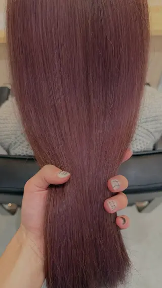 ロング カラー 💫似合わせカット 💫透明感カラーのヘアスタイル