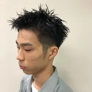 ショート メンズ メンズカット オカムラリョウのヘアスタイル