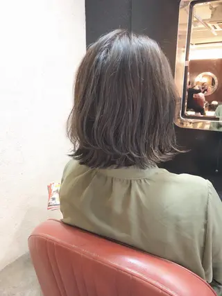 ミディアム カラー 髪質改善/艶髪/ 木山ゆかりのヘアスタイル