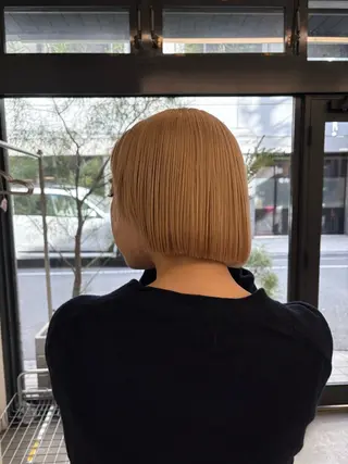 ショート パーマ×透明感カラー MIOのヘアスタイル