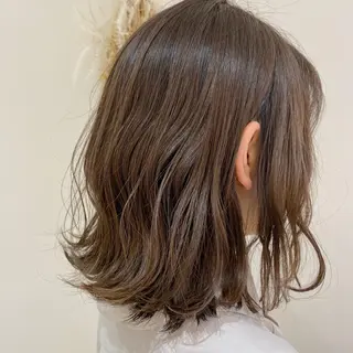 ミディアム カラー 【髪質改善】 梅田　聡のヘアスタイル