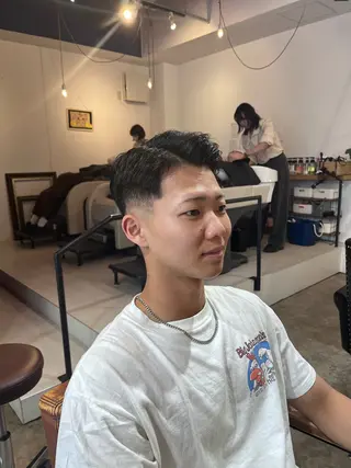 ショート メンズ トイ ハルトのヘアスタイル