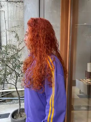 ロング カラー 한국에English OK🌼unaのヘアスタイル