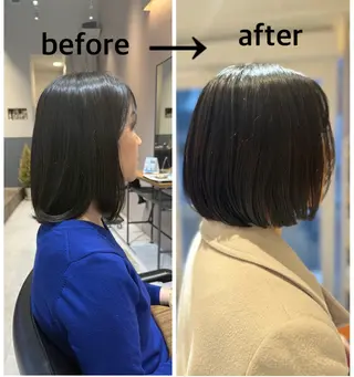 ショート ✨艶髪職人艶カラー✨ 中本輝人のヘアスタイル