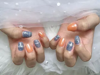 ネイル Eclat〔ｴｸﾗ〕 MOEKA𝜗𝜚*のネイルデザイン
