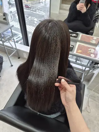 ロング 寺西紗友望/髪質改善 /ストレート/ボブのヘアスタイル