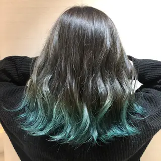 ミディアム カラー カラー職人 なかもと たつひろのヘアスタイル