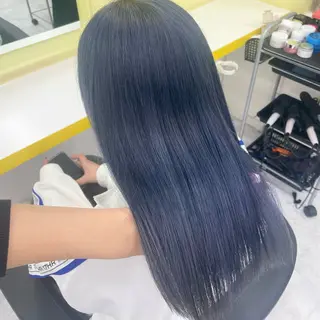 セミロング カラー 🦋色落ち綺麗カラー メンズYUZU🦋‪のヘアスタイル