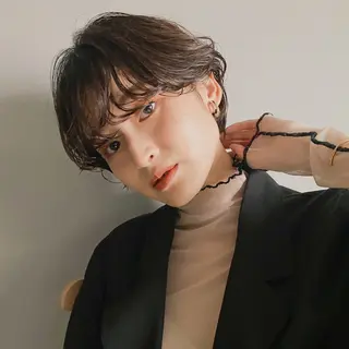 ショート メンズパーマ💈藤田 晃志のヘアスタイル