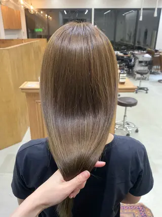 ロング カラー ヘアアレンジ ハル🌸柔色/ ブリーチなし/艶髪のヘアスタイル