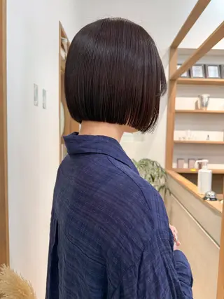 ミディアム aco/名古屋.栄 ボブ/透明感カラーのヘアスタイル