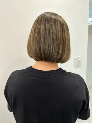 ショート カラー レイヤー/ナチュラル 💐nao.のヘアスタイル