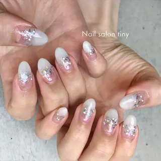 ネイル Nail salon tiny🩵のネイルデザイン