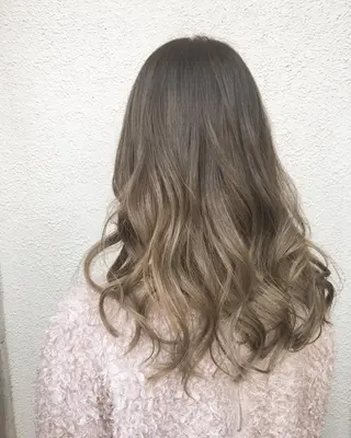 ロング カラー ラブーケ中川中島店 クラタチカコのヘアスタイル