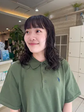 ミディアム パーマ Seeknext // Rukaのヘアスタイル