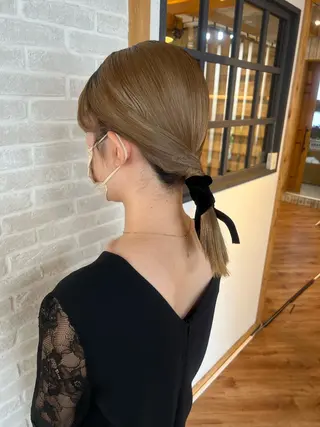 セミロング ヘアアレンジ Topstylist YUKIのヘアスタイル