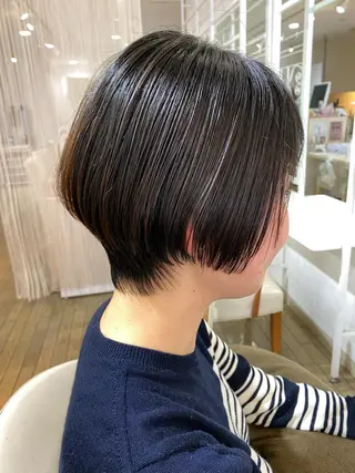 ショート カラー 奥秋 理紗　sai xのヘアスタイル