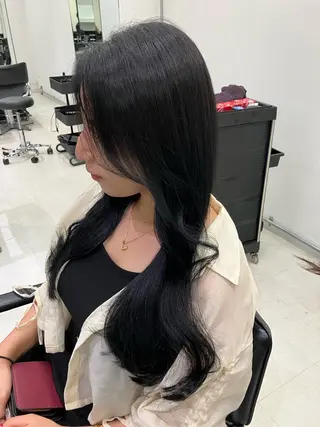 ロング カラー 💖ブリーチなし透明 感💖ASAHIのヘアスタイル