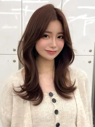 ミディアム カラー ヘアアレンジ 顔周り&ミディアム 特化/池袋/kokiのヘアスタイル