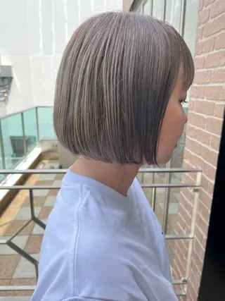 ショート カラー メンズ 久木原 ゆりのヘアスタイル