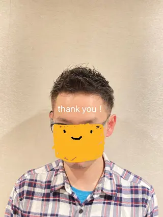 ショート カラー メンズ 松本 早矢のヘアスタイル