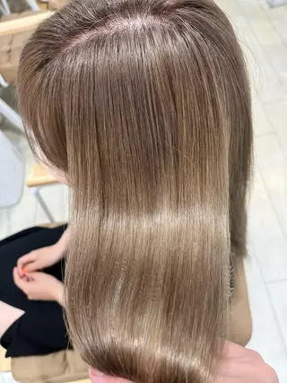 セミロング カラー パーマ ヘアアレンジ メンズ キッズ ネイル マツエク・マツパ アイブロウ 🧡可愛い色落ち🧡 ハイトーン特化🧡のヘアスタイル