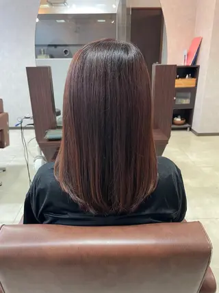 ミディアム ha ruのヘアスタイル