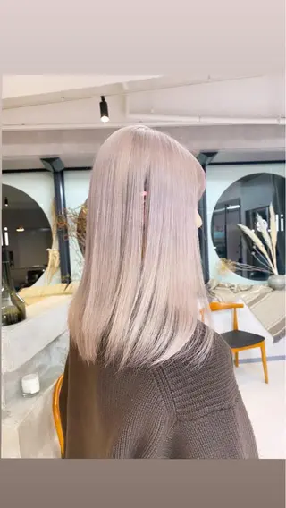 ロング カラー 藤田 清志のヘアスタイル