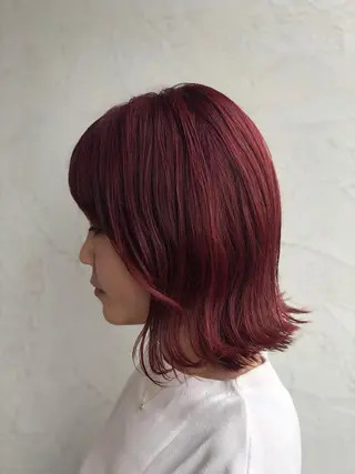 ミディアム 菊池 幹のヘアスタイル