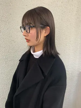 ミディアム 柔らかいカラー🎀 rinaのヘアスタイル