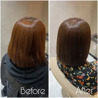 カラー 井上 香朋のヘアスタイル