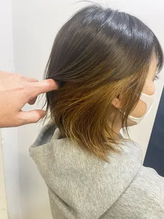 ミディアム 西尾 隆介のヘアスタイル