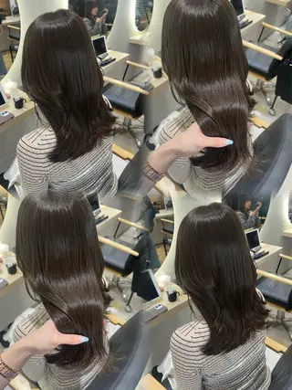 カラー 🫧艶カラー特化🫧 セット/mona🩵のヘアスタイル