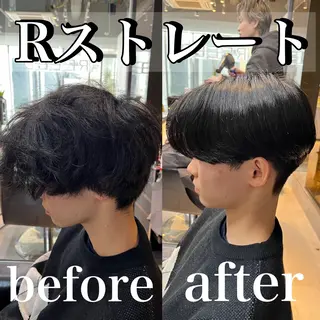 メンズ 毛流れが作れる 縮毛矯正/渡部純生のヘアスタイル