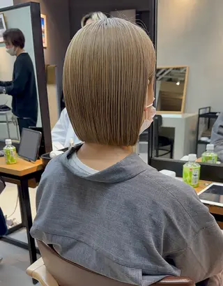 ミディアム カラー 似合わせショート×透 明感/やじまたかしのヘアスタイル