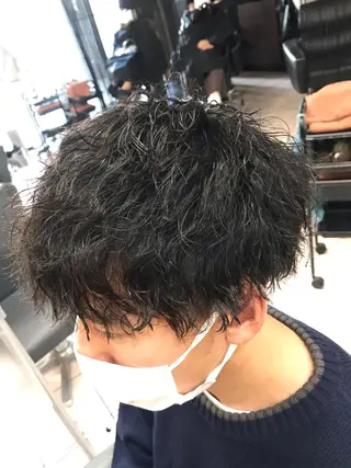 パーマ メンズ 透明感韓国ヘア♡ みつきのヘアスタイル