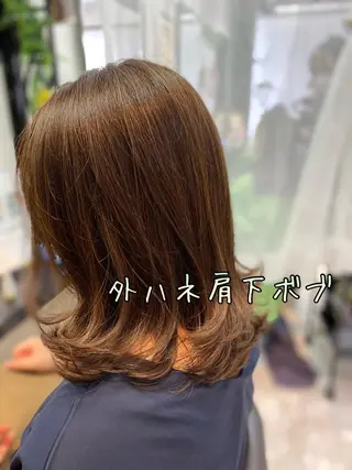 ミディアム カラー 伊藤 早人のヘアスタイル