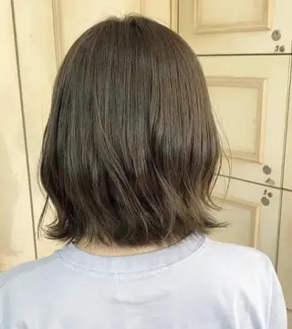 ミディアム カラー ヘアアレンジ 透明感カラー 古山 結季🌙🖤のヘアスタイル