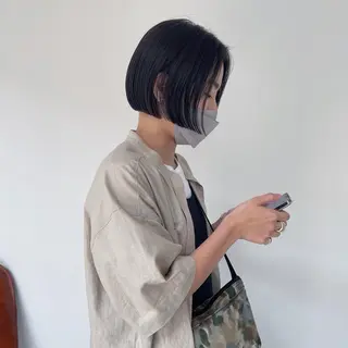 ショート カラー 無料モデル募集中🍃 ANDYのヘアスタイル