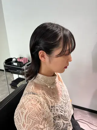 ショート カラー ヘアアレンジ 「sumi」 AMIのヘアスタイル